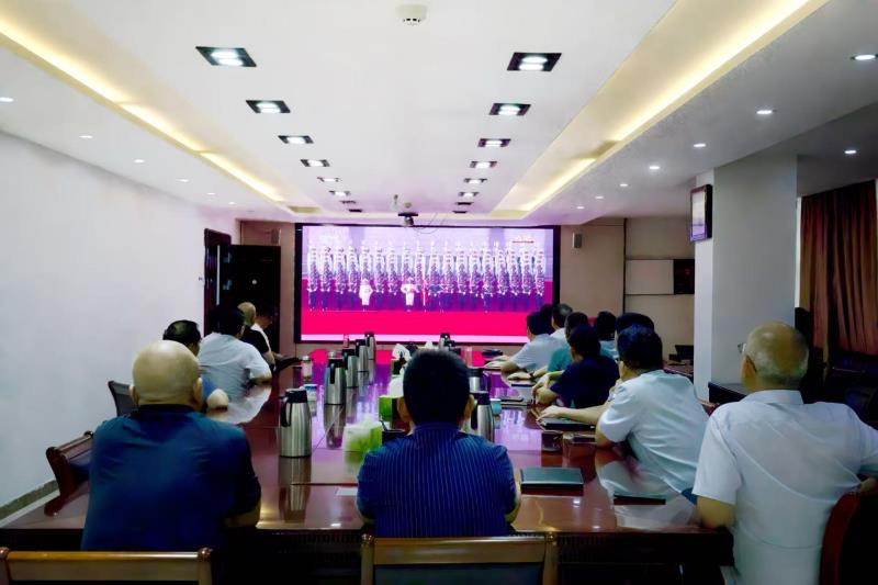 公司組織收看紀(jì)念中國人民抗日戰(zhàn)爭暨世界反法西斯戰(zhàn)爭勝利80周年大會(huì)